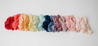 Rainbow Ruffled Baby Headband Collection | 16 Boutique Bows | Save 25%