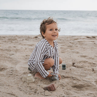 Child Rash Guard | Olive Stripe