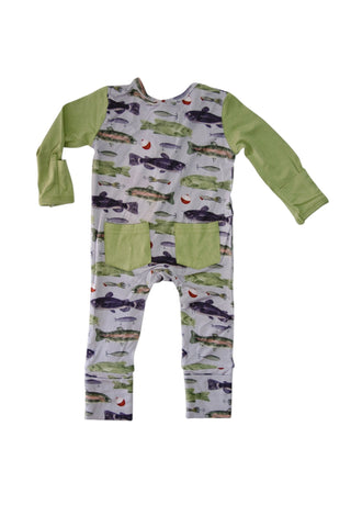 Reel Time | Convertible Bamboo Zip Romper