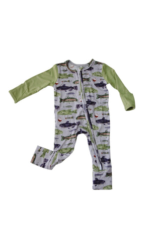 Reel Time | Convertible Bamboo Zip Romper