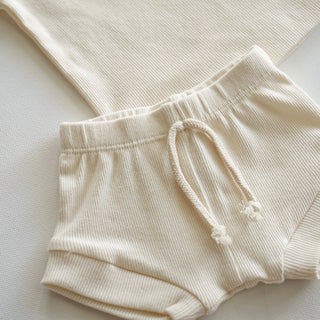 Ribbed Short Set