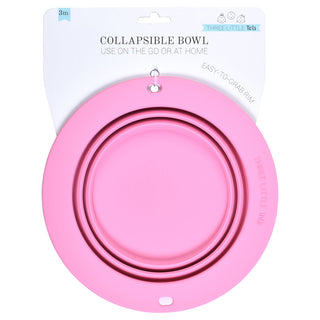 Rose Collapsible Bowl for Travel or Home