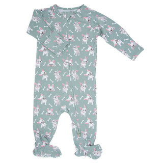 Ruff and Stuff Zipper Footie