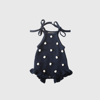 Knit Ruffle Romper | Emery