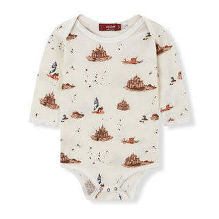 Sandcastle Organic Cotton Long Sleeve One Piece