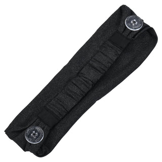 Dark Gray Savior Headbands With Buttons for Masks