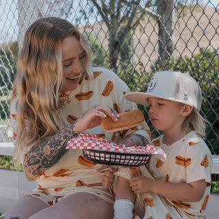 Bamboo Short Set | Hot Dogs