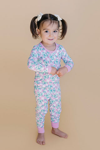 Bamboo Two Piece Set | Shamrock & Bows