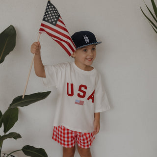 Child Cotton Tee | USA