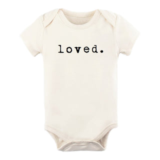 Loved. Organic Cotton Short Sleeve Baby Bodysuit