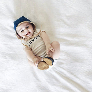 Loved. Organic Cotton Short Sleeve Baby Bodysuit