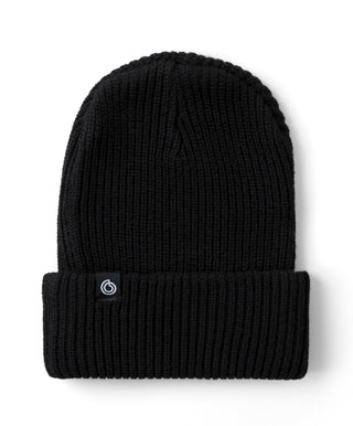 Black Bamboo Knit Beanie