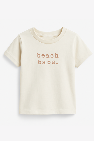 Beach Babe Clay Organic Cotton Short Sleeve Toddler T-Shirt