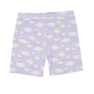 Lavender Rainbows and Clouds Summer Pajama Set