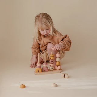 Wooden Multi Shape Stacker (sunrise)