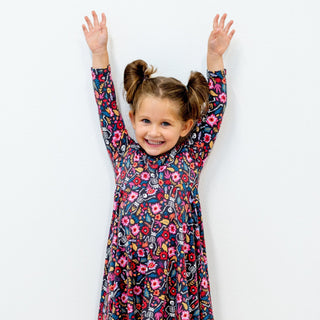 Swirly Girl Dress