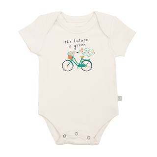 graphic bodysuit | future is green