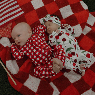 Bamboo Zip Pajamas | Cherry