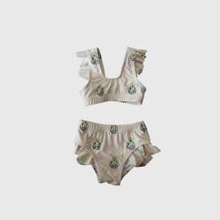 Girl's Two Piece Swimsuit | Marigold