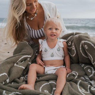 Girl's Two Piece Swimsuit | Marigold