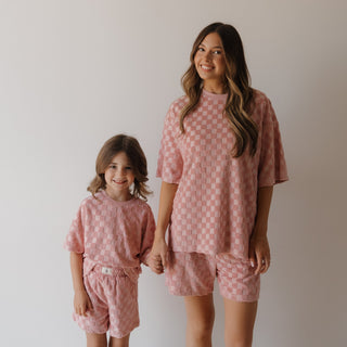 Women's Terry Short Set | Sea Pink