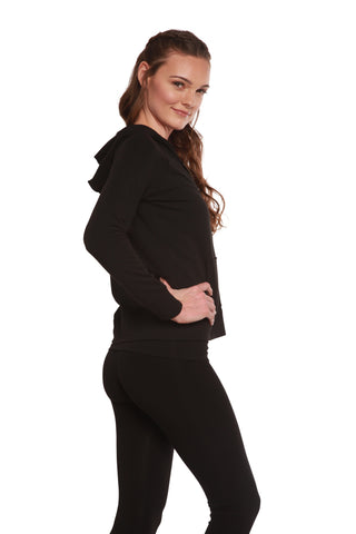 Women's Bamboo French Terry Zip Hooded Sweatshirt