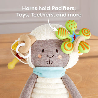 Woolbert the Ram Cuddly Baby Sensory Toy