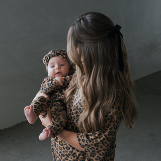 Bamboo Zip Pajamas | Leopard