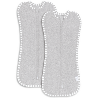 Easy Zipper Swaddle Blankets by Comfy Cubs - Grey