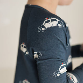 Bamboo Zip Pajamas | Police Cruiser