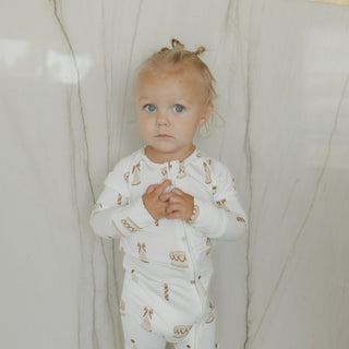 Bamboo Zip Pajamas | Birthday Girl